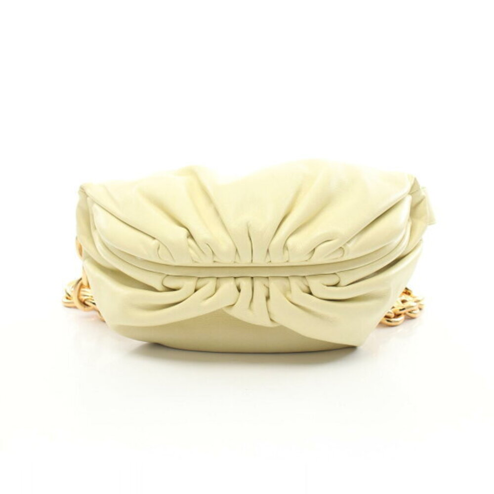 Bottega Veneta The Chain Pouch Waist Bag Body Leather Yellow